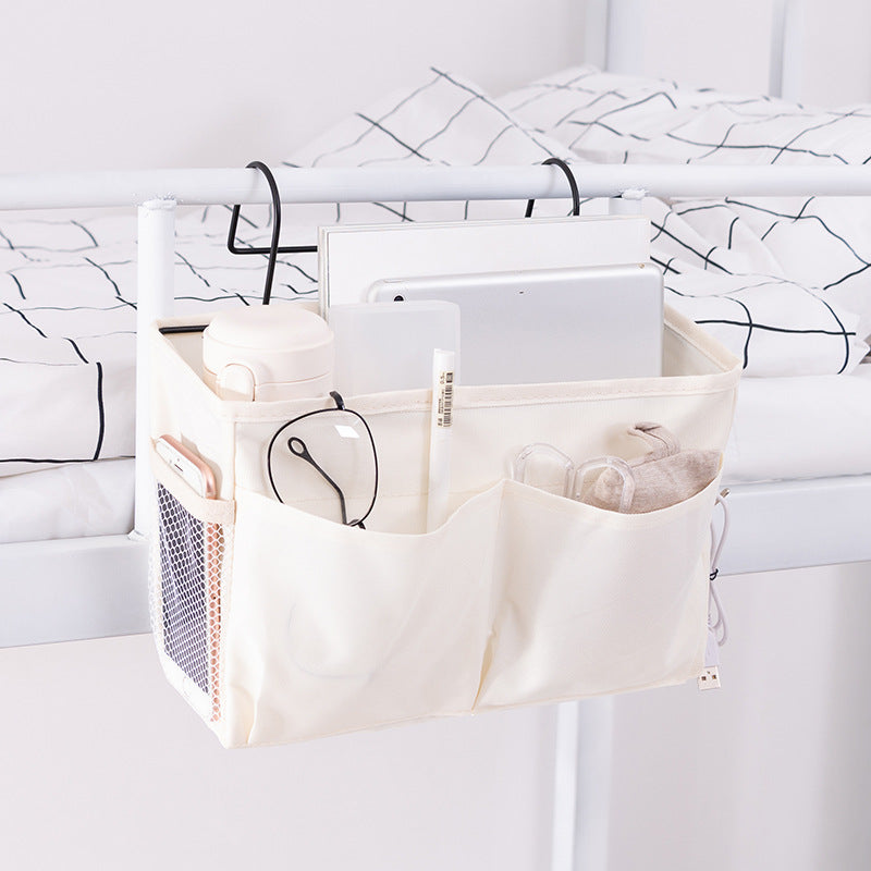 Bedside Hanging Storage Organizer – Space-Saving Basket for Bed Frames & Nightstands