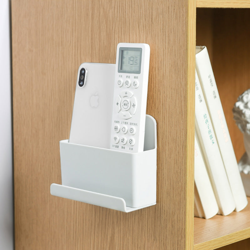 Wall-Mounted Remote Control Organizer – Space-Saving Storage Box for Living Rooms