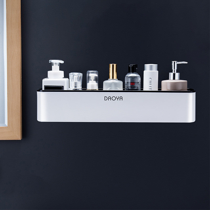 Adhesive Bathroom Wall Shelf – No-Drill Storage Organizer for Shower & Vanity