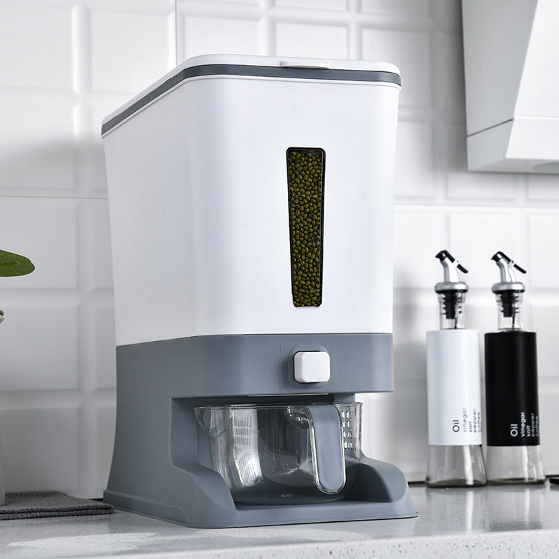 Automatic Rice Dispenser – Airtight Kitchen Storage Container for Pantry Organization