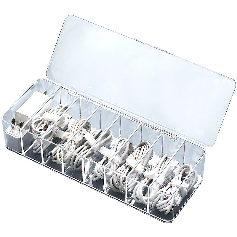 Dustproof Cable Management Box With Lid – Cord & Power Strip Organizer