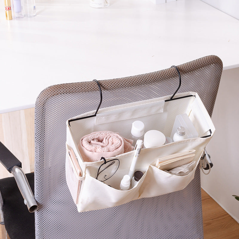 Bedside Hanging Storage Organizer – Space-Saving Basket for Bed Frames & Nightstands