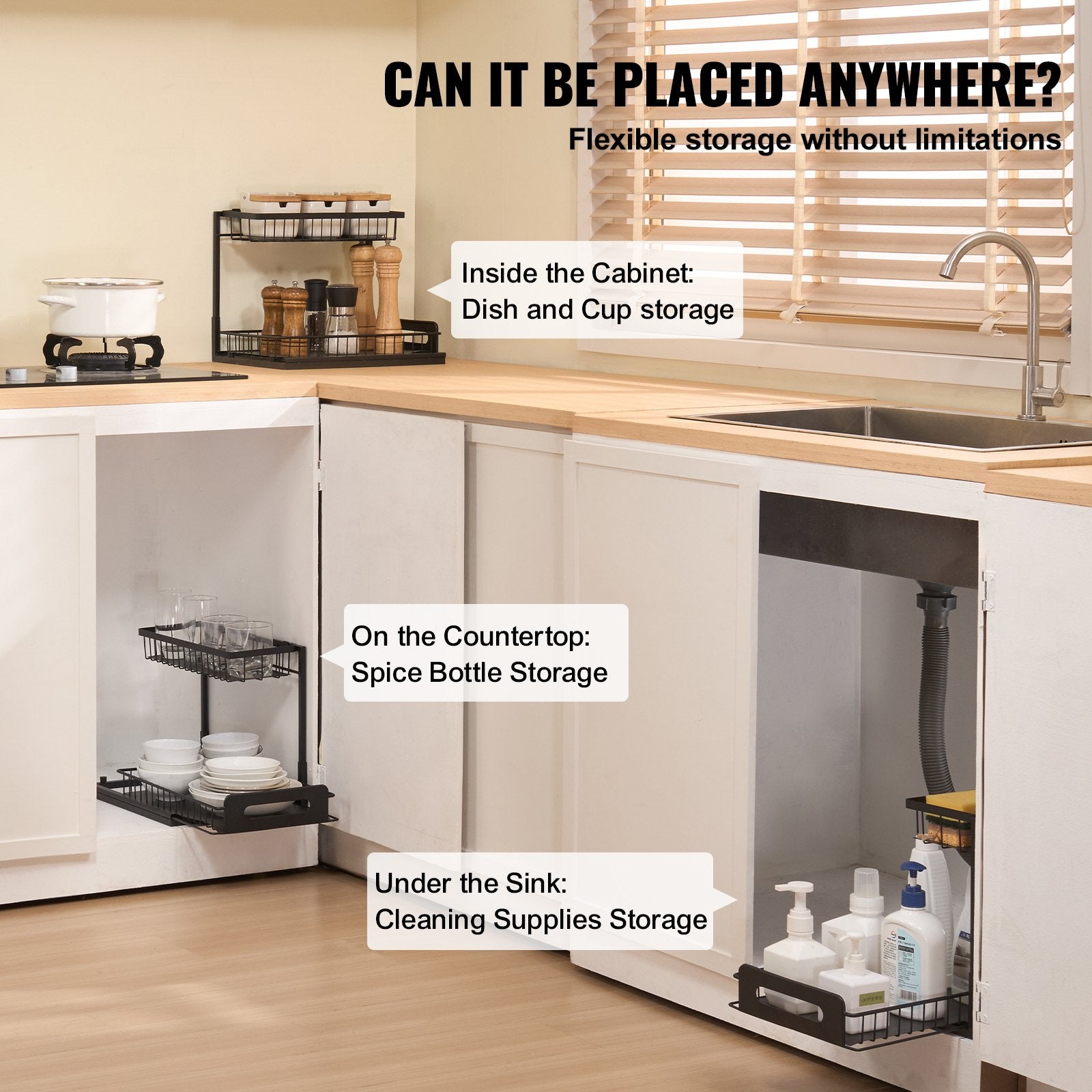 Under - Sink Bloom Rack - Expandable Organizer
