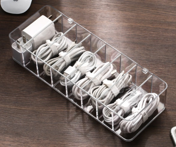 Dustproof Cable Management Box With Lid – Cord & Power Strip Organizer