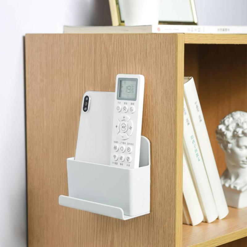 Wall-Mounted Remote Control Organizer – Space-Saving Storage Box for Living Rooms