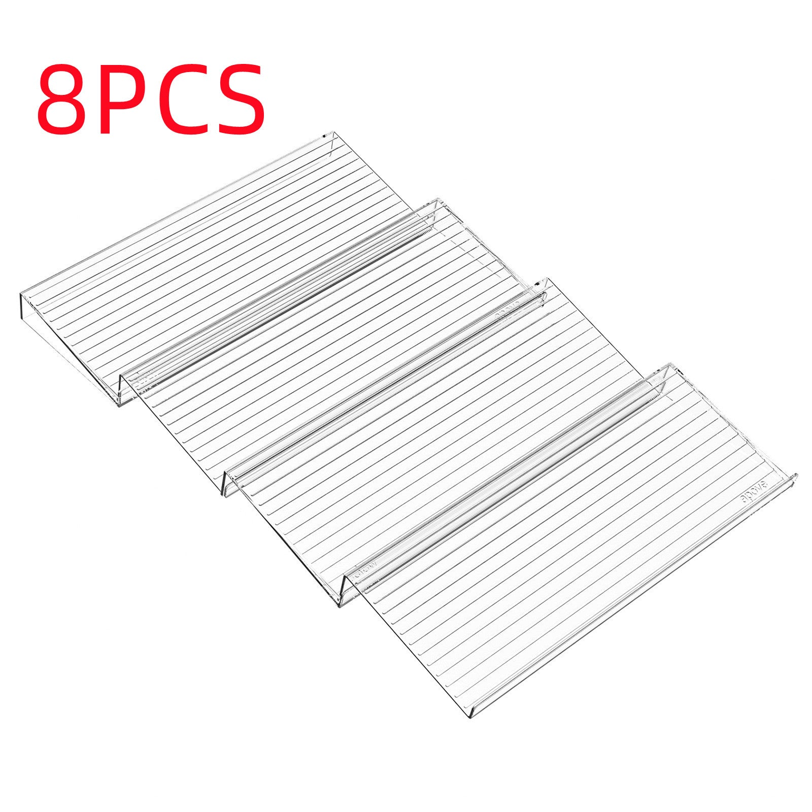 Acrylic Spice Display Rack – Tiered Countertop Organizer for Kitchen Cabinets & Pantries