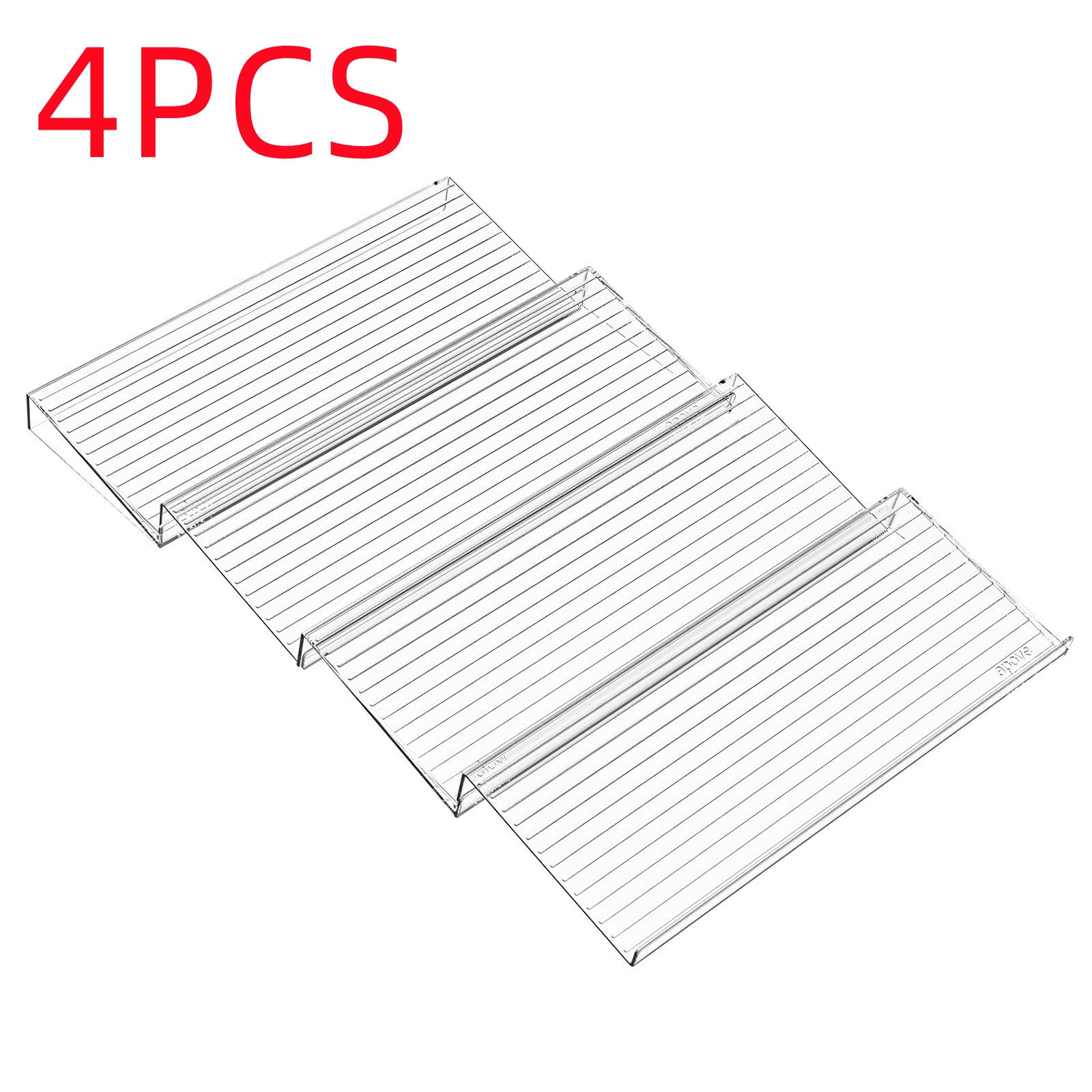 Acrylic Spice Display Rack – Tiered Countertop Organizer for Kitchen Cabinets & Pantries