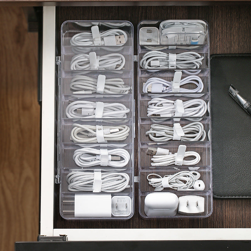 Dustproof Cable Management Box With Lid – Cord & Power Strip Organizer