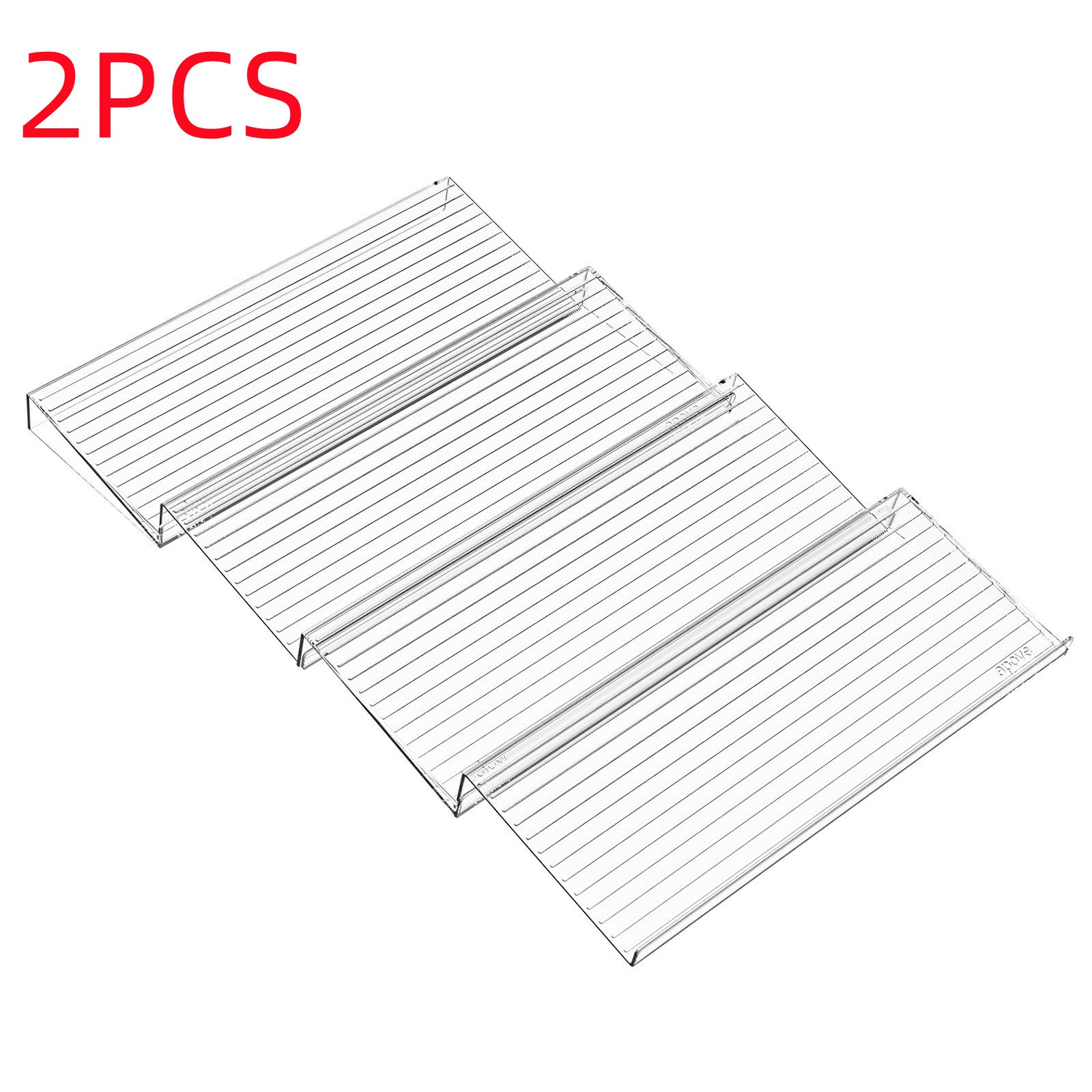 Acrylic Spice Display Rack – Tiered Countertop Organizer for Kitchen Cabinets & Pantries