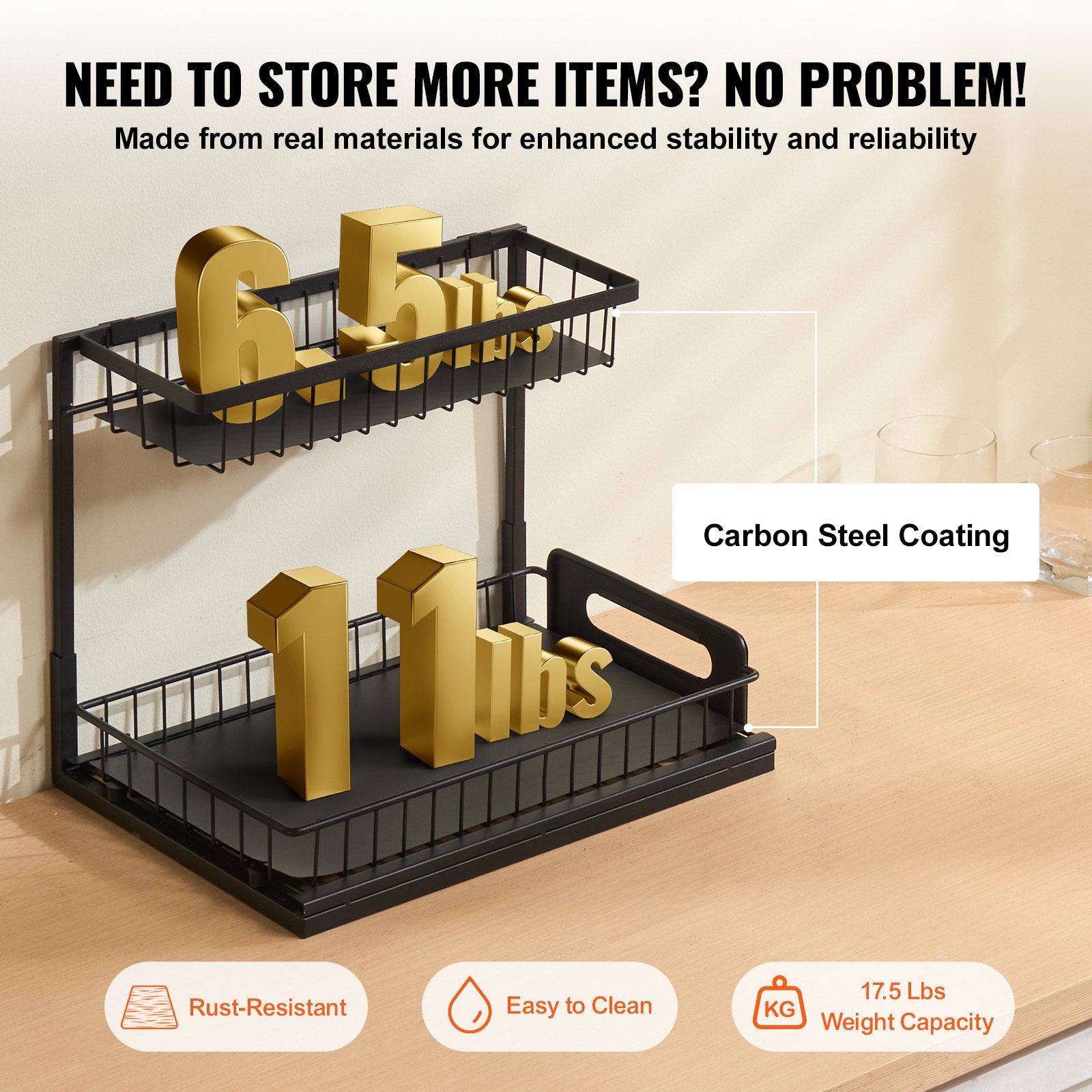 Under - Sink Bloom Rack - Expandable Organizer